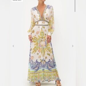 Camilla Silk Star of sea Maxi Dres【 RARE 】